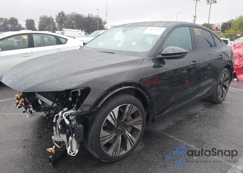 2024 Audi Q8 E-Tron S Line Prestige Quattro from USA, damaged, VIN WA1DAAGE4RB013478